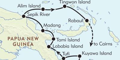 170 papua Yeni Gine haritası 