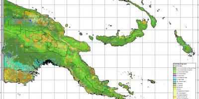 Papua Yeni gine'de iklim haritası 
