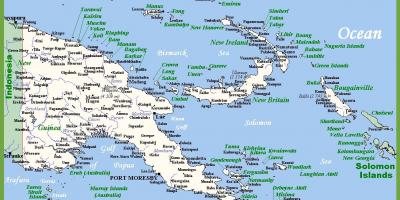 Haritada Papua Yeni Gine 